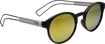 OCnik Round Sunglasses(For Men & Women, Multicolor)