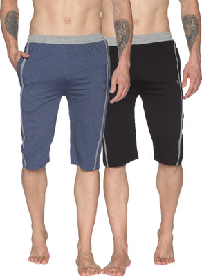 Dollar Solid Men Multicolor Casual Shorts