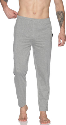 Dollar Solid Men Grey Track Pants
