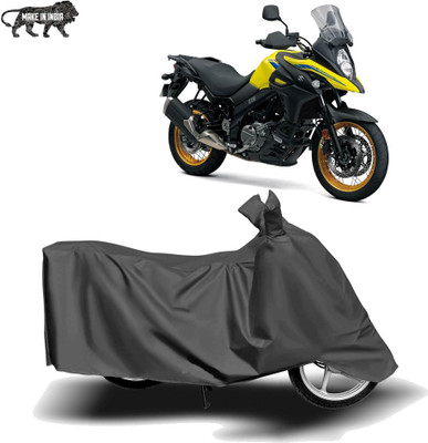 MOTOGENIX Two Wheeler Cover for Suzuki(V-Strom 650 XT, Grey)