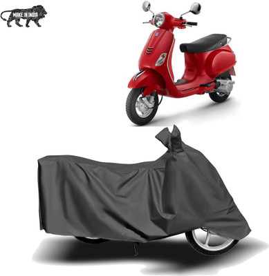 MOTOGENIX Two Wheeler Cover for Vespa(Vespa LX 125, Grey)