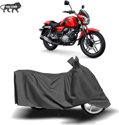 MOTOGENIX Two Wheeler Cover for Bajaj(V12, Grey)