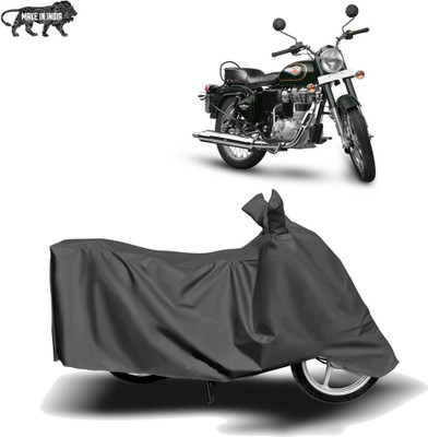 MOTOGENIX Two Wheeler Cover for Royal Enfield(Twin spark, Grey)