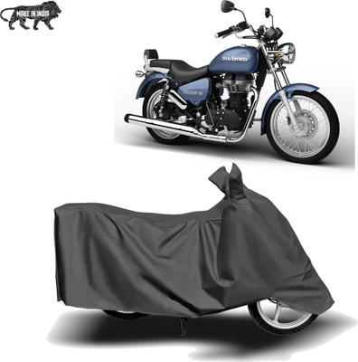 MOTOGENIX Two Wheeler Cover for Royal Enfield(Thunderbird 500, Grey)