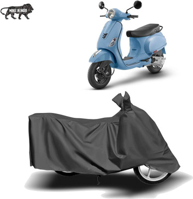MOTOGENIX Two Wheeler Cover for Vespa(Vespa LX, Grey)