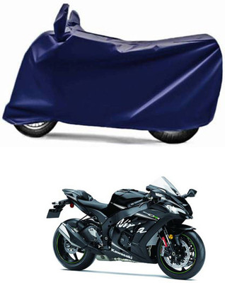 RONISH Waterproof Two Wheeler Cover for Kawasaki(Ninja ZX-10R, Blue)