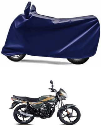 RONISH Waterproof Two Wheeler Cover for Bajaj(CT100, Blue)