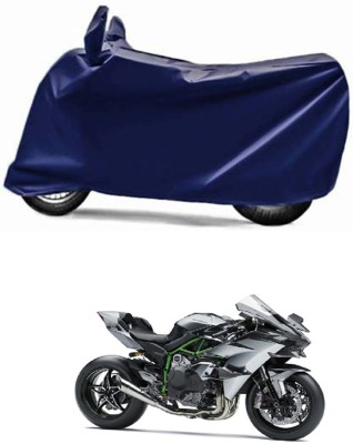 RONISH Waterproof Two Wheeler Cover for Kawasaki(Ninja H2R, Blue)