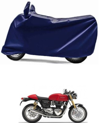 RONISH Waterproof Two Wheeler Cover for Triumph(Thruxton 1200 R, Blue)