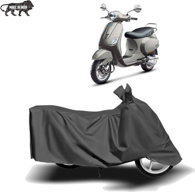 MOTOGENIX Two Wheeler Cover for Vespa(Vespa VXL 125, Grey)