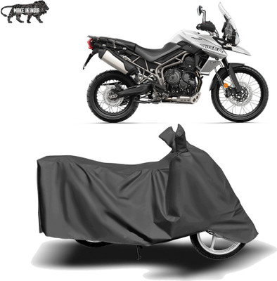 MOTOGENIX Two Wheeler Cover for Triumph(Tiger 800 XCA, Grey)