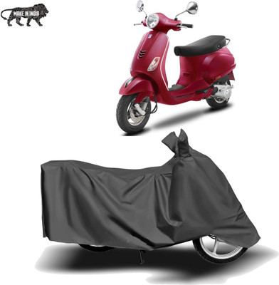 MOTOGENIX Two Wheeler Cover for Vespa(ZX 125, Grey)