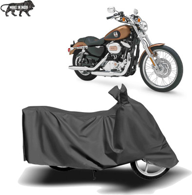 MOTOGENIX Two Wheeler Cover for Harley Davidson(XL 1200, Grey)