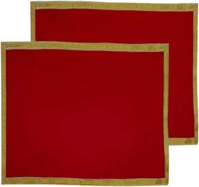 Om Phool Batti Hindu Altar Cloth(Pack of 2)