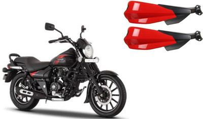 Buras NEW RED SHINE PROTECTIVE HANDGUARD FOR NEW AVER 180 QUALITY PRODUCT FOR THE BIKERS Handlebar Hand Guard(Bajaj)