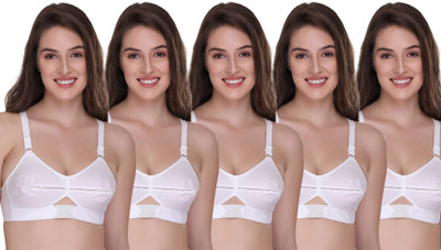 COMPHY Full Coverage Non Padded Bra Women Full Coverage Non Padded Bra(White)