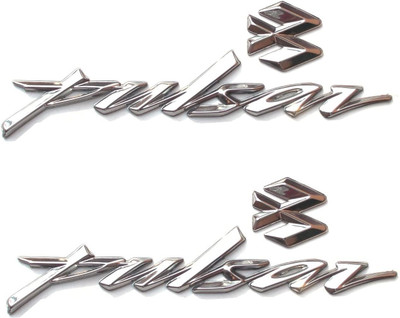 TUSHIKA Emblem for Bike(Silver)