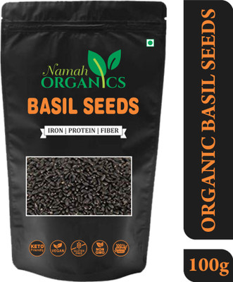 Namah Organics basil/sabja/tulsi/bapji seeds 100grm pack Basil Seeds(100 g)