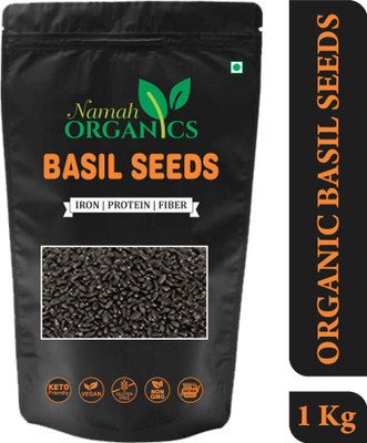 Namah Organics basil/sabja/tulsi seeds 1000grm pack Basil Seeds(1000 g)