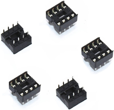 Ovicart 8 Pin Dip Ic Socket-Base-Connector Electronic Components Electronic Hobby Kit