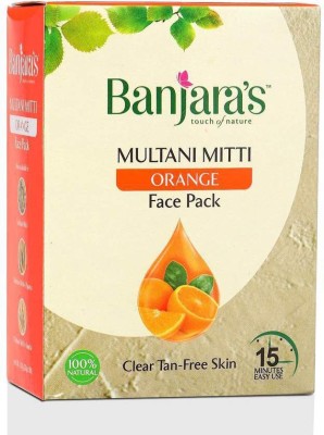Banjaras Multani Mitti + Orange Face Pack Powder 100gms(100 g)