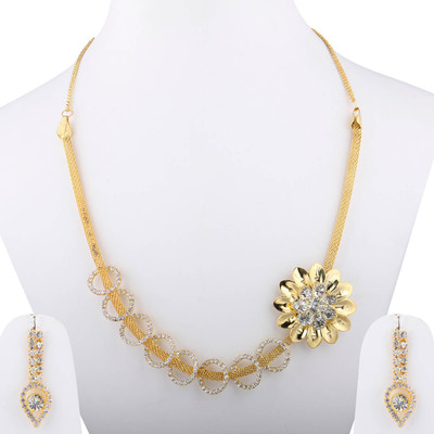 Paola Alloy Gold-plated Silver Jewellery Set(Pack of 1)