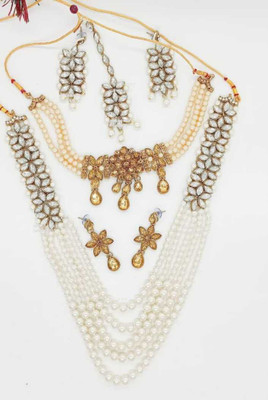 catalyst venture Copper Gold, White Jewellery Set(Pack of 1)