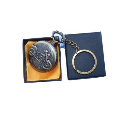 OFFO Vehicles / Monuments Designer Keychain / Keyring with Vintage Style Pocket Watch(Bullet) Key Chain