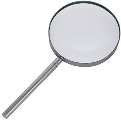 ERH India 3 Inches Diameter Magnifying Glass 100X Magnifying Glass(Silver)