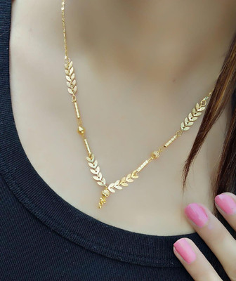 Bhumi09 Bhumi09 Gold Plated Mangalsutra For Women Alloy Mangalsutra