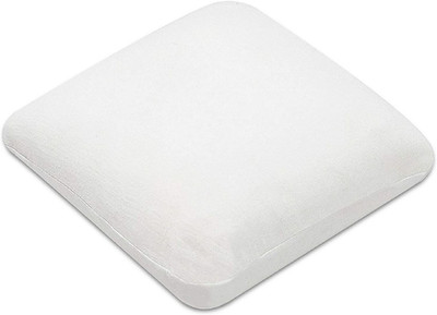 METRON Regular Decorative Square Cushion Insert Pillow Filler 12 X 12 Inch Memory Foam Solid Cushion Pack of 1(White)