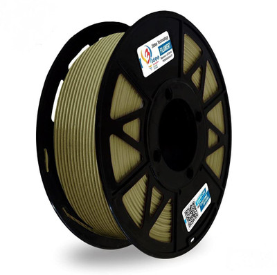 3IdeaTechnology Imagine Create Print PLA 3D  1.75 mm, Dimensional Accuracy +/- 0.03mm, Printing Material, Brass Spool 1Kg 3D Printer Filament(Green)