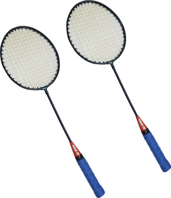 Scorpion Set of Badminton Rackets, Pair of Rackets, Lightweight & Sturdy Blue Strung Badminton Racquet(Pack of: 2, 135 g)