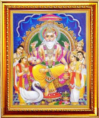 SUNINOW Vishwakarma photo frame Religious Frame