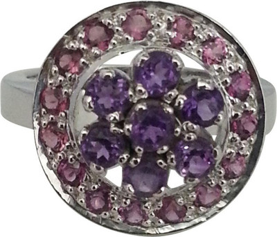 30% OFF on Surat Diamond Sterling Silver Amethyst Ring
