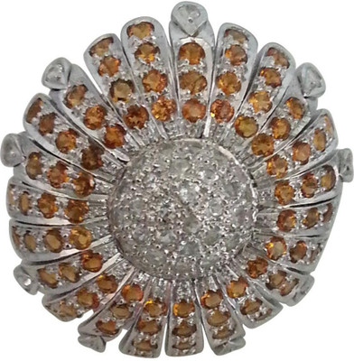 30% OFF on Surat Diamond Sterling Silver Citrine, Topaz Ring