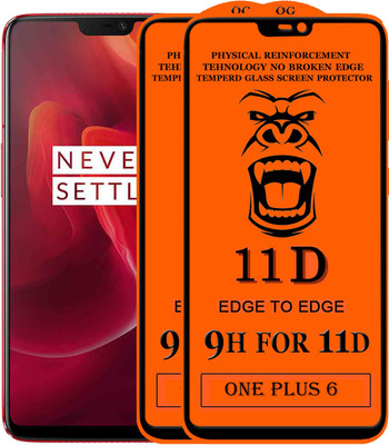 HQ Protection Edge To Edge Tempered Glass for OnePlus 6(Pack of 2)