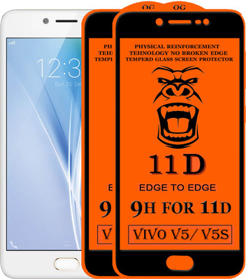 PFOAM Edge To Edge Tempered Glass for Vivo V5(Pack of 2)