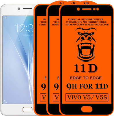 HQ Protection Edge To Edge Tempered Glass for VIVO V5S(Pack of 3)