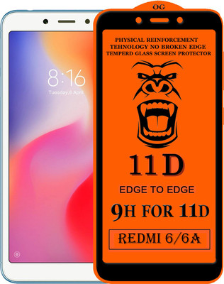 Xester Edge To Edge Tempered Glass for Mi Redmi 6(Pack of 1)