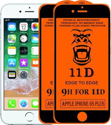 HQ Protection Edge To Edge Tempered Glass for Apple iPhone 6 Plus(Pack of 2)