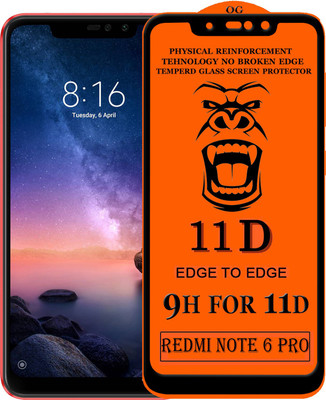 Xester Edge To Edge Tempered Glass for Mi Redmi Note 6 Pro(Pack of 1)