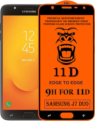 GORILLA FIVE Edge To Edge Tempered Glass for Samsung Galaxy J7 Duo(Pack of 1)