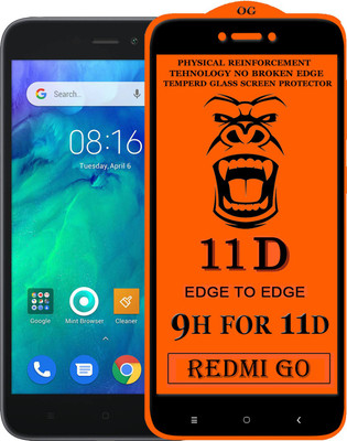 HQ Protection Edge To Edge Tempered Glass for Redmi Go(Pack of 1)