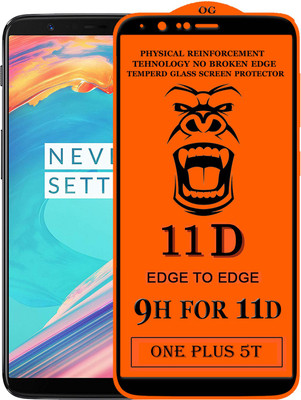 HQ Protection Edge To Edge Tempered Glass for OnePlus 5T(Pack of 1)