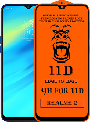 HQ Protection Edge To Edge Tempered Glass for Realme 2(Pack of 1)