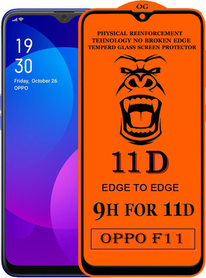 Gorilaorginal Edge To Edge Tempered Glass for ; Oppo F11(Pack of 1)
