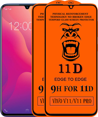 Xester Edge To Edge Tempered Glass for Vivo V11 Pro(Pack of 2)