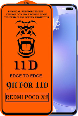 FIVE-O Edge To Edge Tempered Glass for POCO F1(Pack of 1)