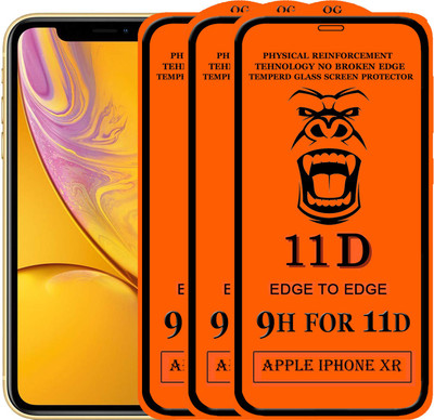 Xester Edge To Edge Tempered Glass for Apple iPhone XR(Pack of 3)
